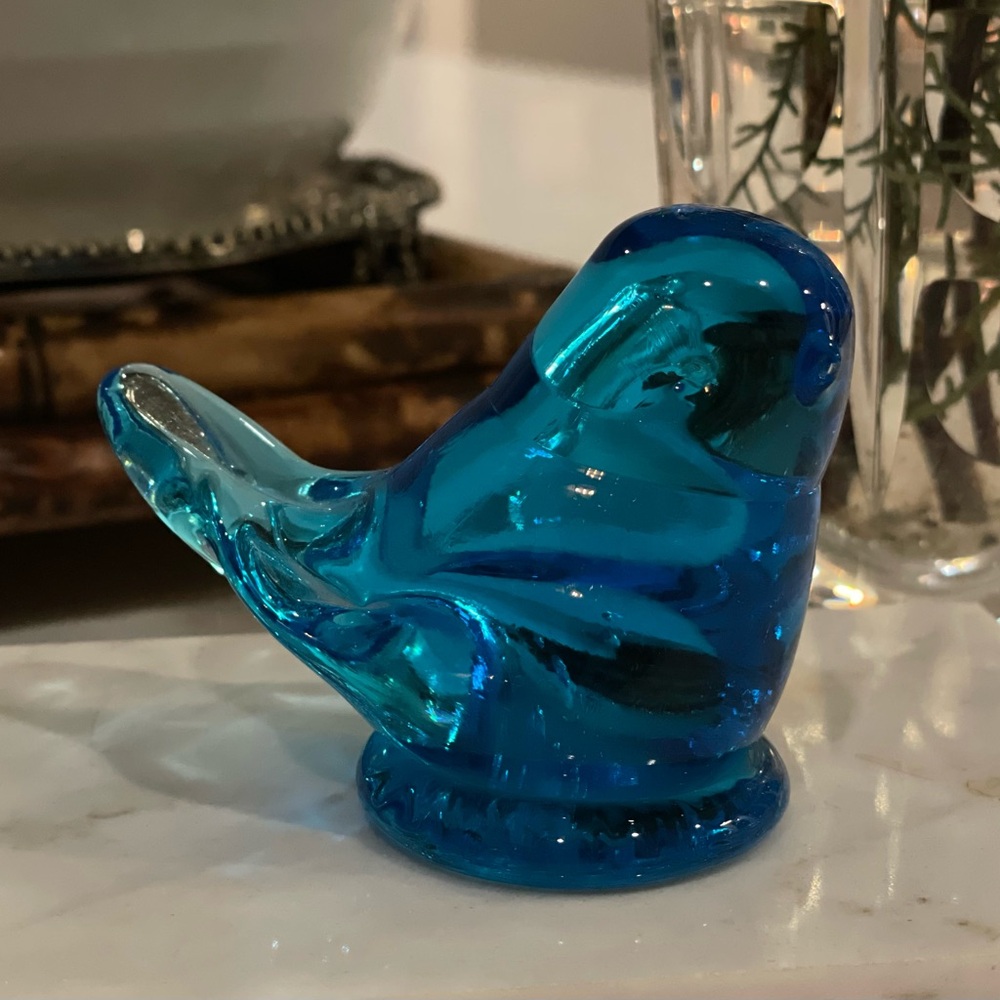 Vintage signed Leo Ward “Blue bird of Happiness “